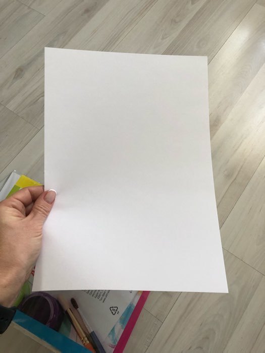 Фотография покупателя товара Бумага для рисования А4, 20 листов, плотность 100 г/м2 - Фото 2