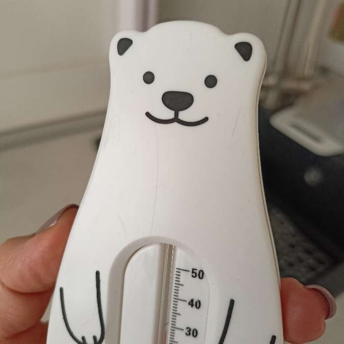 Фотография покупателя товара Термометр универсальный «Мишка», цвет белый - Фото 5