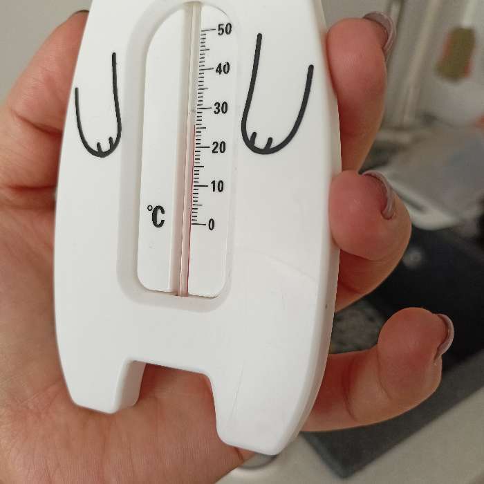 Фотография покупателя товара Термометр универсальный «Мишка», цвет белый - Фото 4