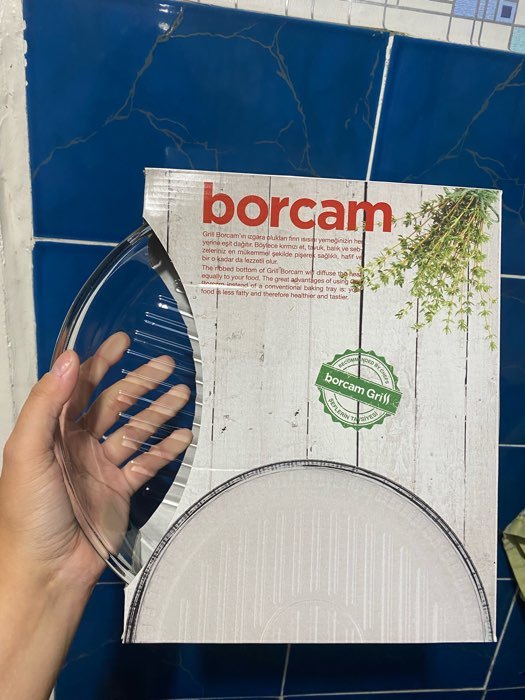 Фотография покупателя товара Форма для запекания из жаропрочного стекла Grill Borcam, d=26 см, круглая - Фото 3
