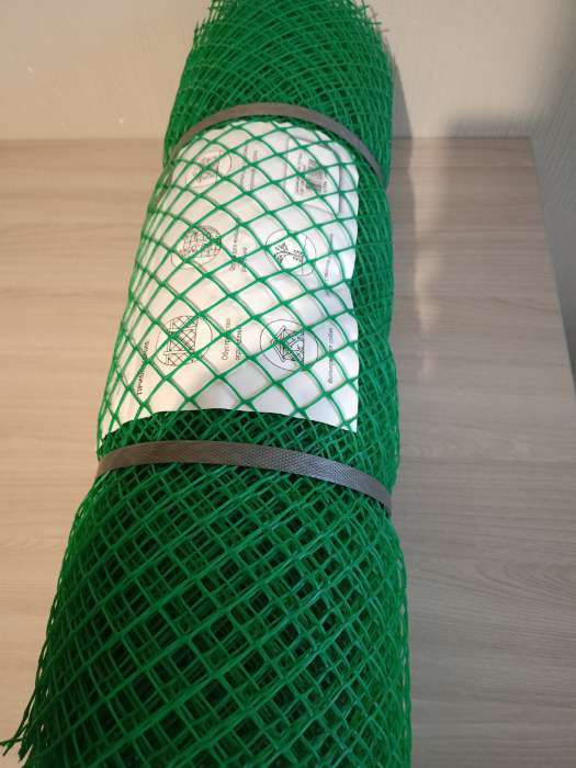 Фотография покупателя товара Сетка садовая, 0.5×10 м, ячейка ромб 15×15 мм, пластиковая, зелёная, Greengo, в рулоне - Фото 1