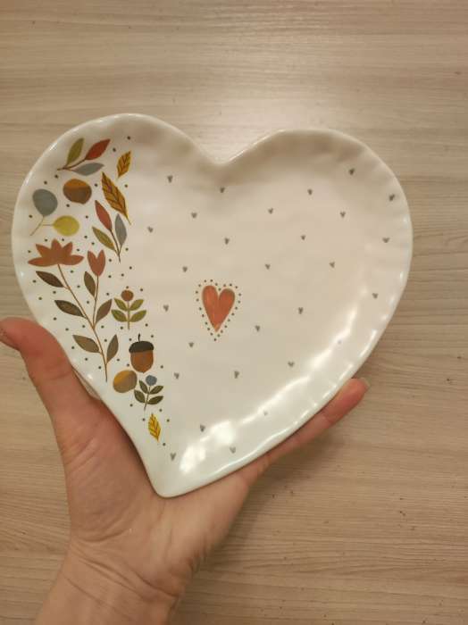Фотография покупателя товара Тарелка керамическая плоская «Винтаж», 19×18 см, Dolce Ceramo - Фото 7