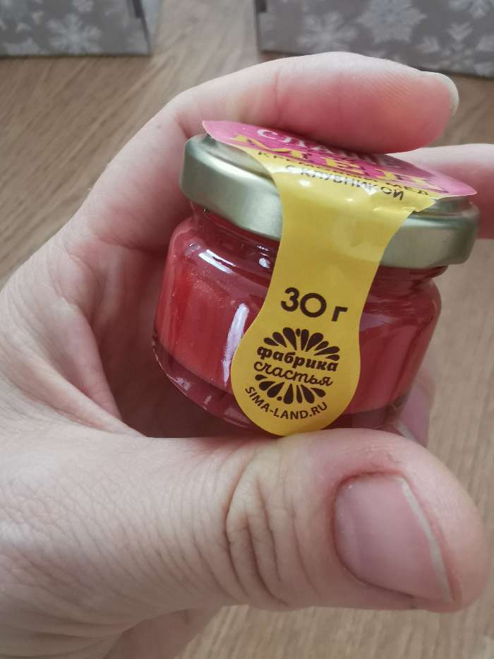 Фотография покупателя товара Крем-мёд «Ты слаще», в банке, с клубникой, 30 г.