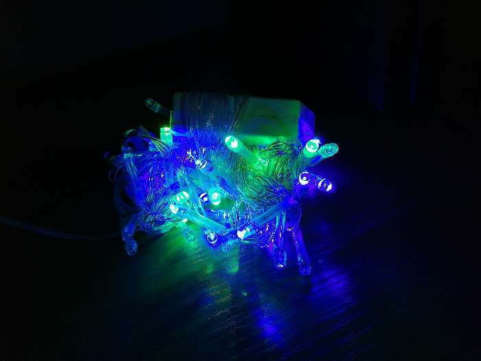 Фотография покупателя товара Гирлянда «Нить» 20 м, IP20, прозрачная нить, 200 LED, свечение синее, 8 режимов, 220 В - Фото 313