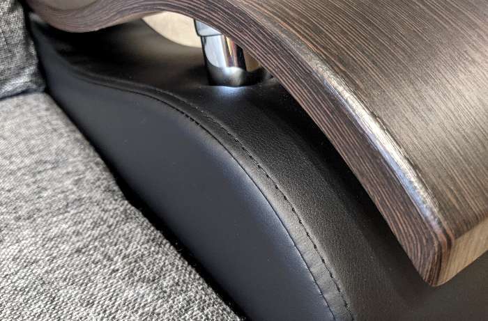 Фотография покупателя товара Прямой диван «Меркурий еврокнижка», механизм еврокнижка, рогожка, цвет серый / чёрный - Фото 9