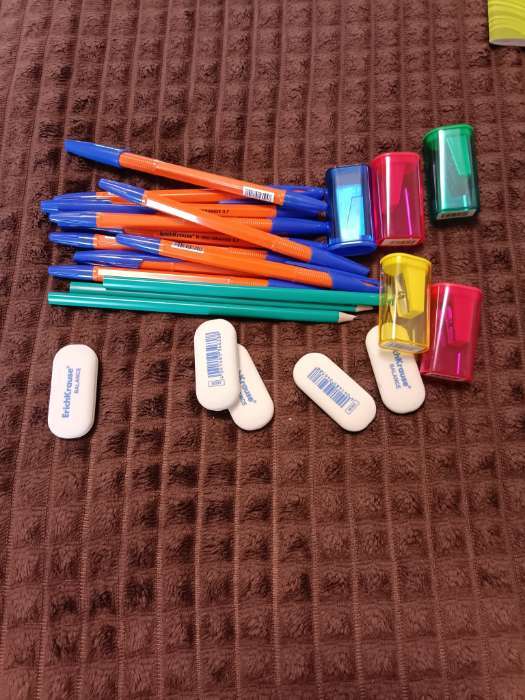 Фотография покупателя товара Точилка для карандашей Calligrata «Стиль», с контейнером, МИКС - Фото 1