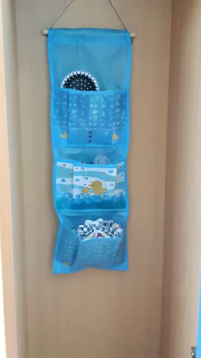 Фотография покупателя товара Кармашки подвесные пластиковые в подарочной упаковке "Уточка", 3 отделения - Фото 2