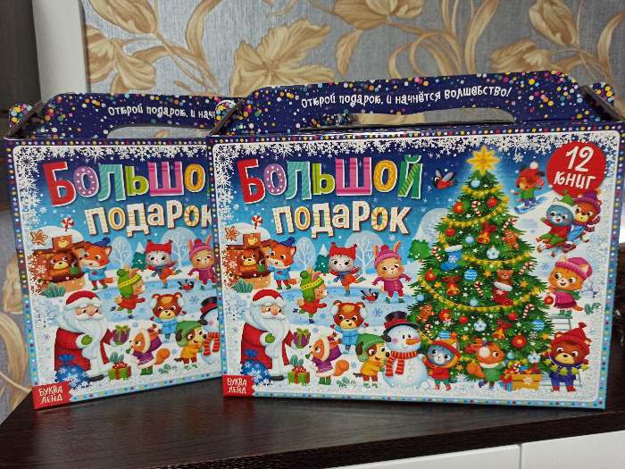 Фотография покупателя товара Новогодний набор 2022 «Буква-Ленд», 12 книг в подарочной коробке - Фото 488