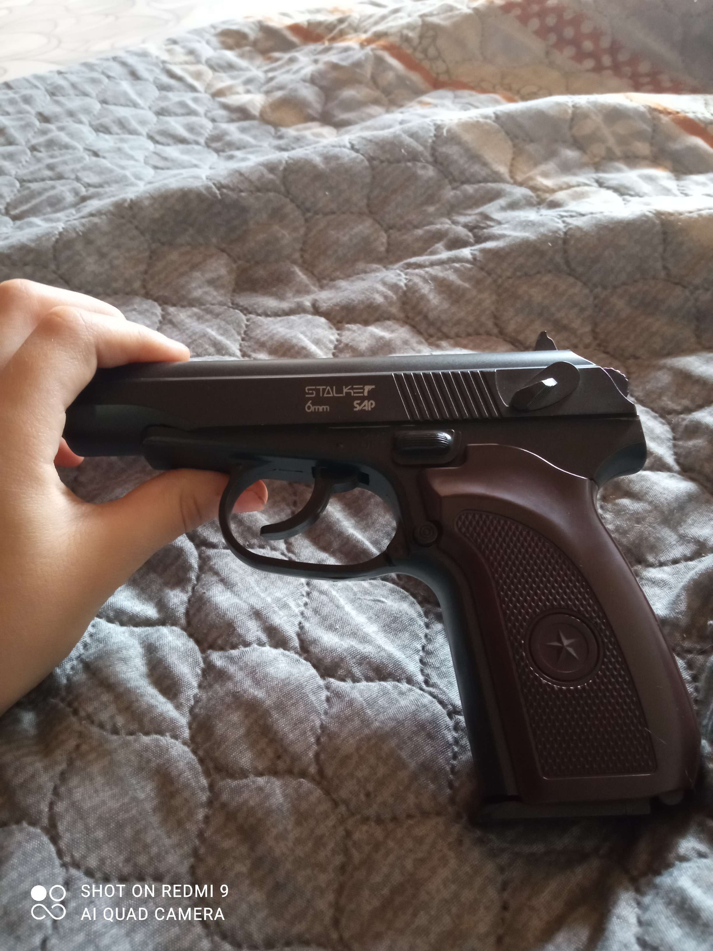 Фотография покупателя товара Пистолет страйкбольный Stalker Макаров, кал. 6 мм - Фото 2