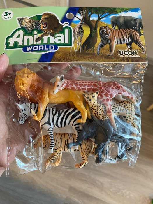 Фотография покупателя товара Набор животных «Звери Африки», 6 фигурок - Фото 3