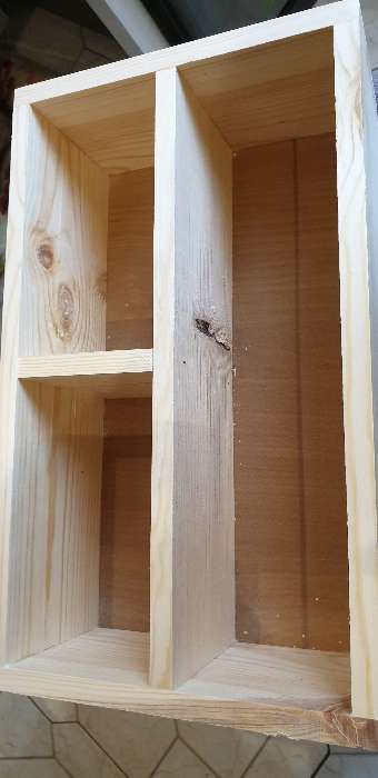 Фотография покупателя товара Ящик деревянный 34.5×20.5×10 см подарочный комодик, натуральный - Фото 2