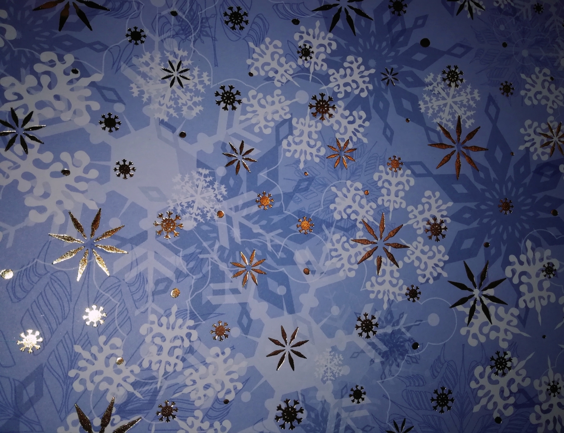 Фотография покупателя товара Бумага для скрапбукинга с фольгированием «Морозные узоры», 30.5 × 30.5 см, 250 г/м - Фото 2