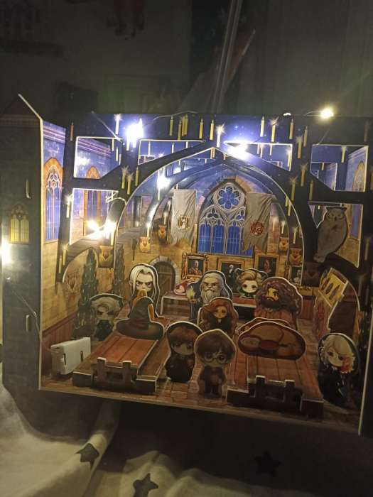 Фотография покупателя товара УЦЕНКА (вмятины на деталях) Конструктор 3D «Волшебный зал», с гирляндой - Фото 9