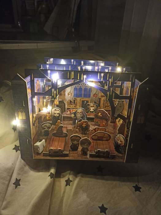 Фотография покупателя товара УЦЕНКА (вмятины на деталях) Конструктор 3D «Волшебный зал», с гирляндой - Фото 8