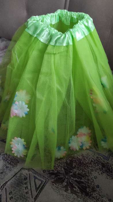Фотография покупателя товара Карнавальная юбка «Цветочки», 3-х слойная, 4-6 лет, цвет фиолетовый - Фото 1