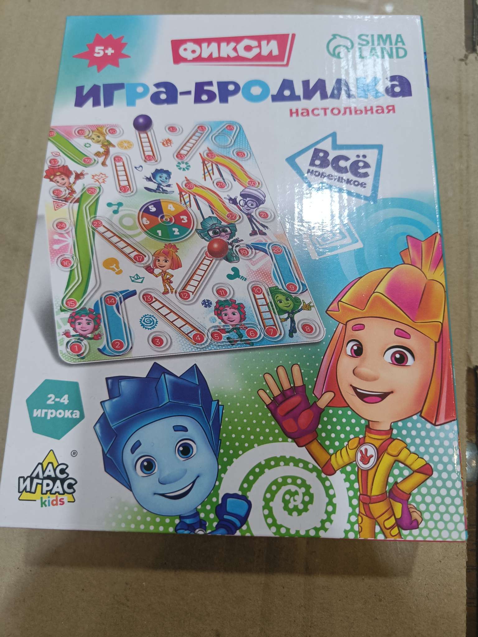 Фотография покупателя товара Настольная игра-бродилка «Фикси бродилка», Фиксики - Фото 1