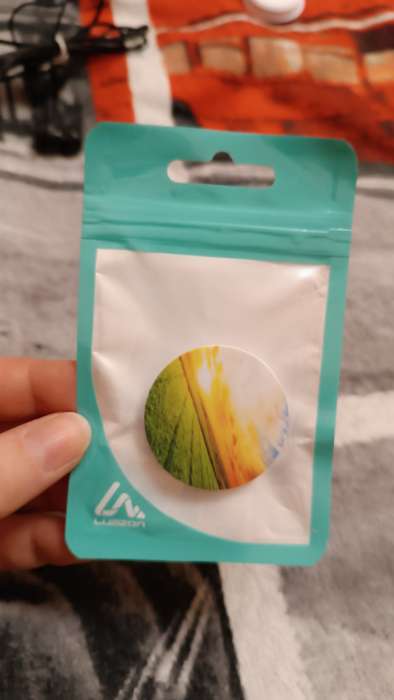 Фотография покупателя товара Держатель-подставка попсокет для телефона Luazon, рисунок МИКС - Фото 2