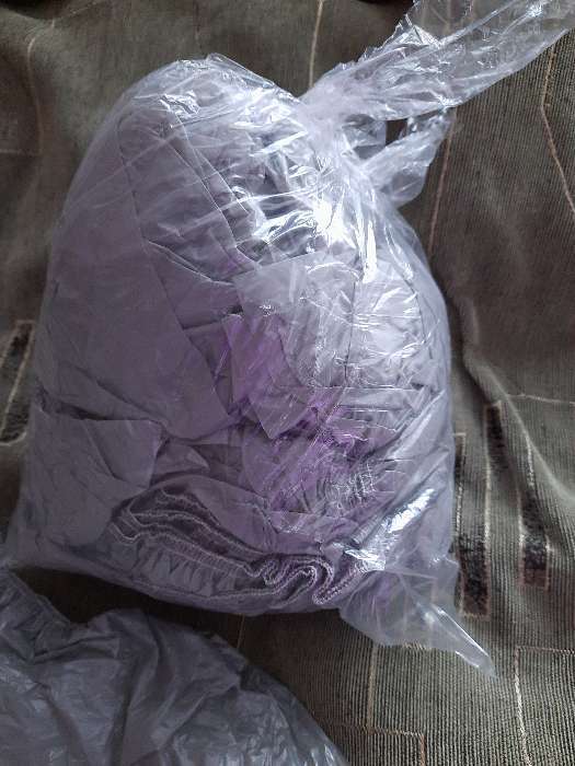 Фотография покупателя товара Бахилы "Сверхпрочные", с двойной резинкой, серебряные, 70 микрон, 7,0 грамм , 50 пар - Фото 2