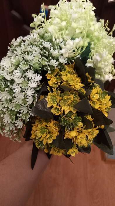 Фотография покупателя товара Букет "Мелкие цветочки" 17 см, микс - Фото 4