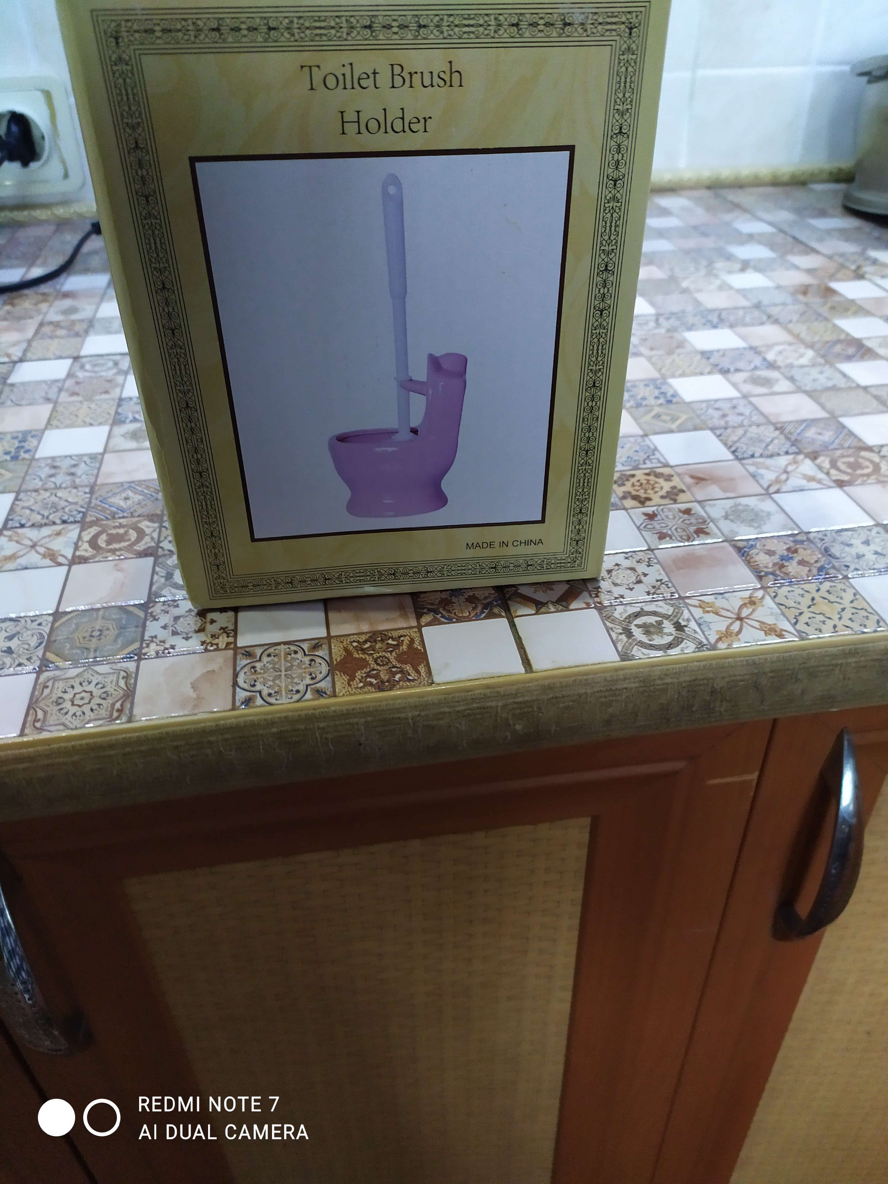 Фотография покупателя товара Ёрш для унитаза с подставкой «Классик», 10×14×32 см, цвет белый - Фото 1