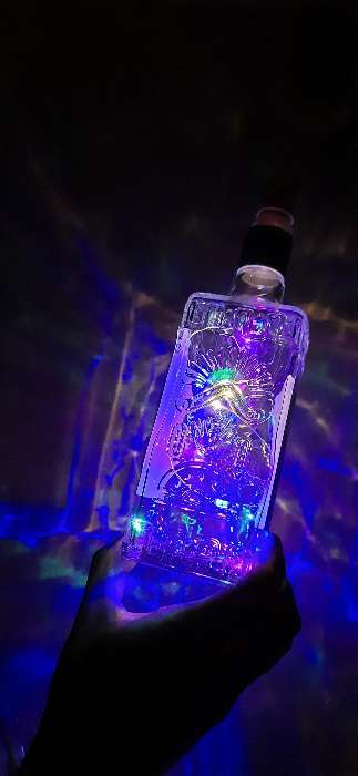 Фотография покупателя товара Гирлянда «Нить» 1 м роса с пробкой, IP20, серебристая нить, 10 LED, свечение фиолетовое, LR44х3 - Фото 108