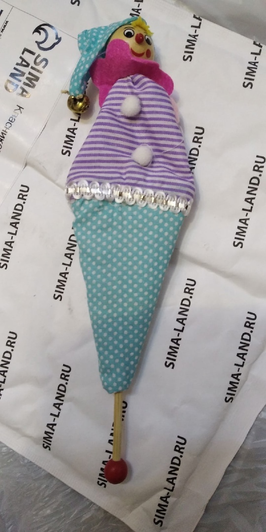 Фотография покупателя товара Новогодний дергунчик «Сказка» 20 × 5 × 4 см, МИКС - Фото 1