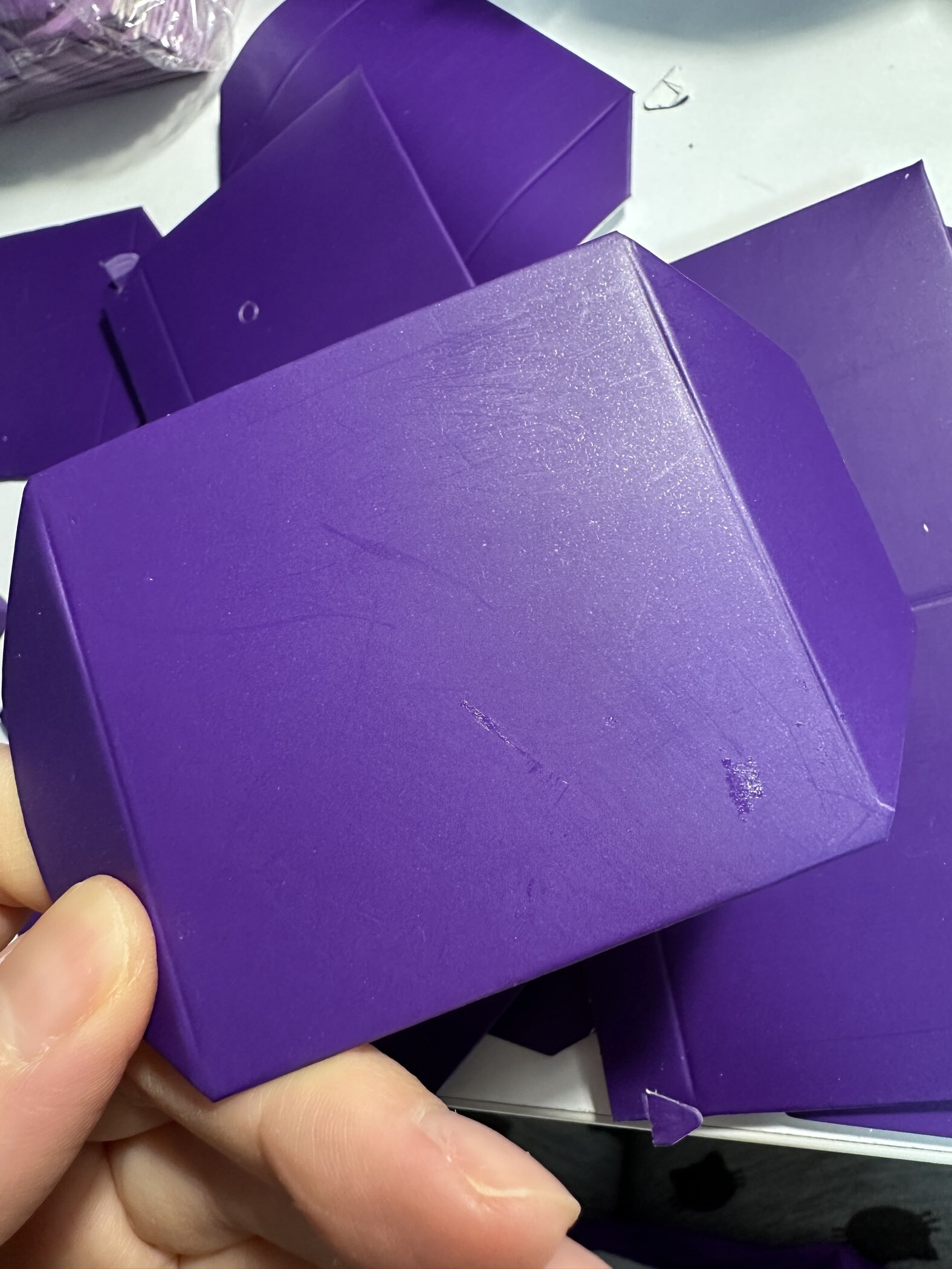 Фотография покупателя товара Коробочка подарочная складная «Презент», 6×6×6 см, фиолетовый - Фото 19