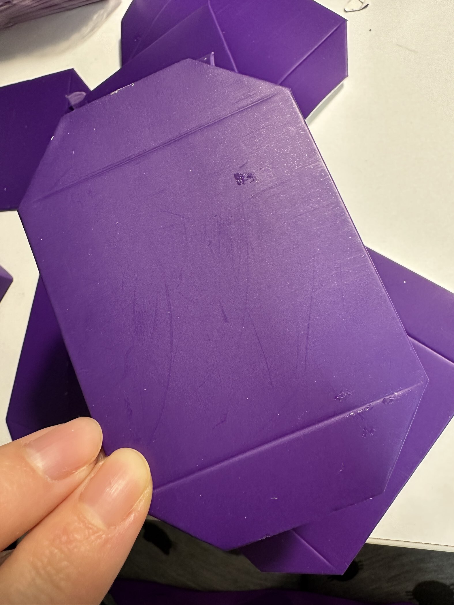 Фотография покупателя товара Коробочка подарочная складная «Презент», 6×6×6 см, фиолетовый - Фото 11