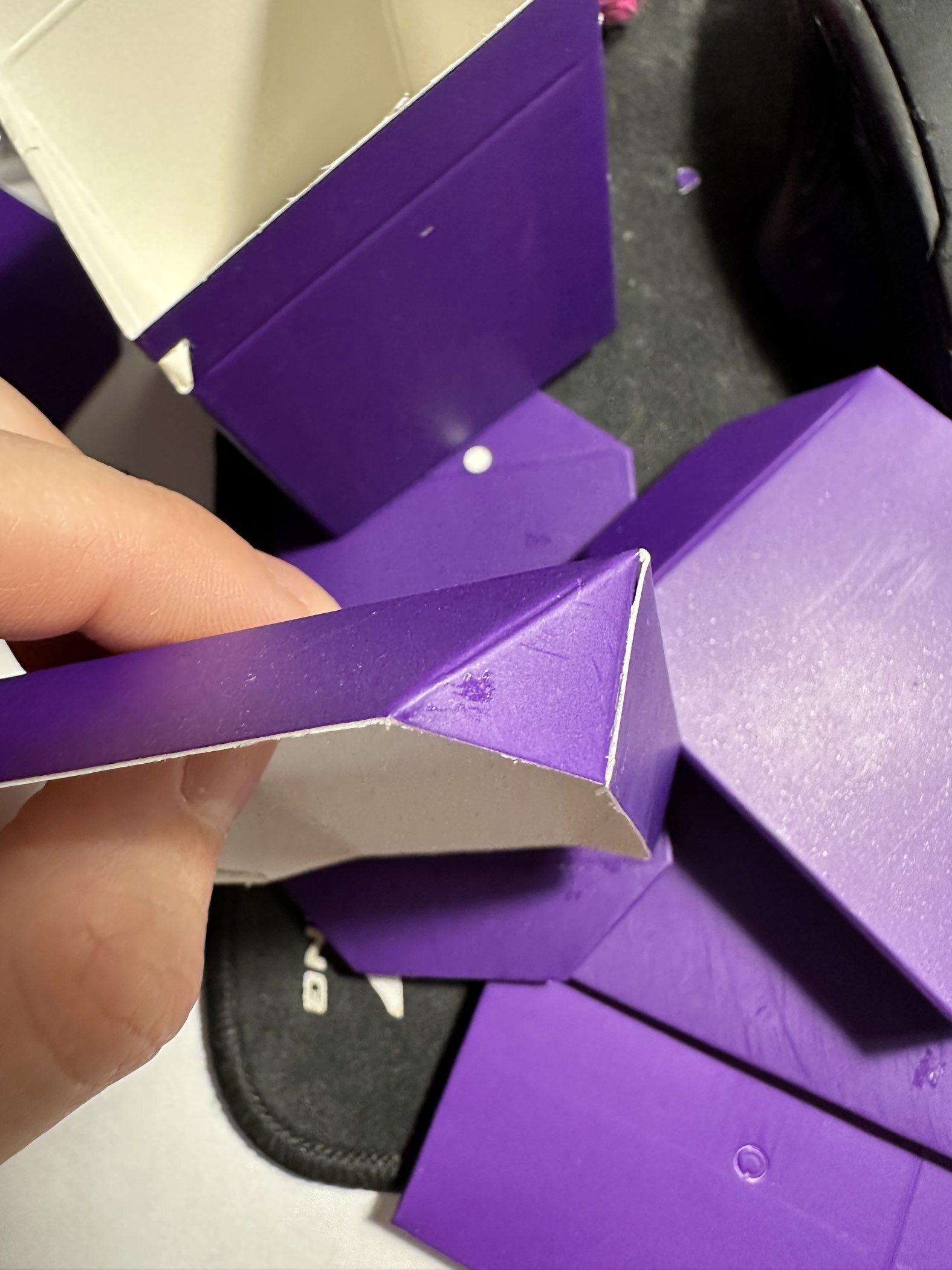 Фотография покупателя товара Коробочка подарочная складная «Презент», 6×6×6 см, фиолетовый - Фото 20