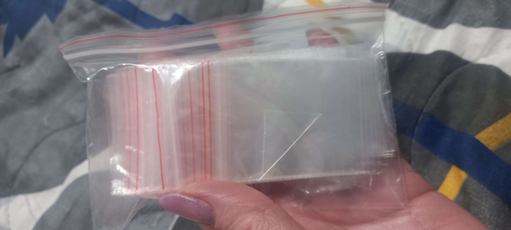 Фотография покупателя товара Пакет zip lock, 4×6 см, 30 мкм - Фото 2