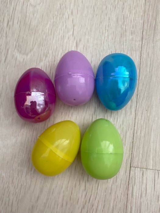 Фотография покупателя товара Основа для творчества «Яйцо», открывается, набор 10 шт., размер 1 шт: 3 × 4,5 см, цвета МИКС