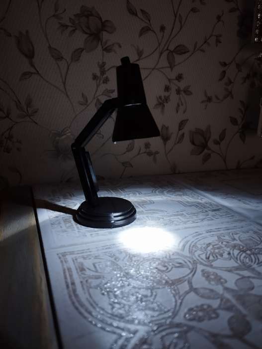 Фотография покупателя товара Фонарик для чтения книг на прищепке «Мастер К», с закладкой для чтения книг, от батареек LR41 - Фото 4