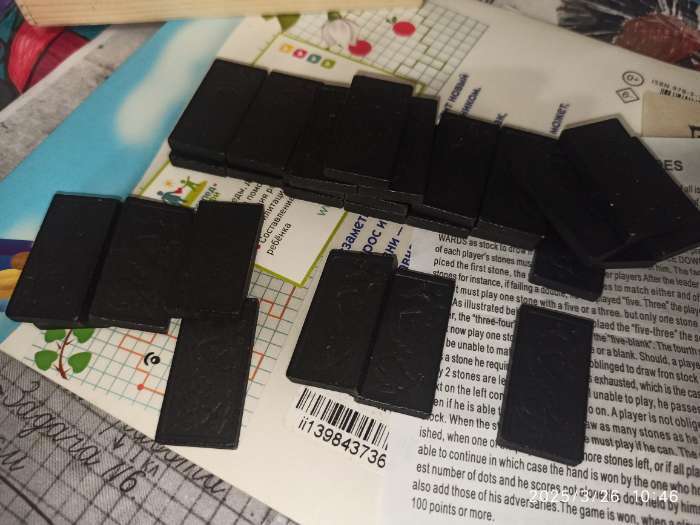 Фотография покупателя товара Домино классическое «Время игры», 28 шт. - Фото 5