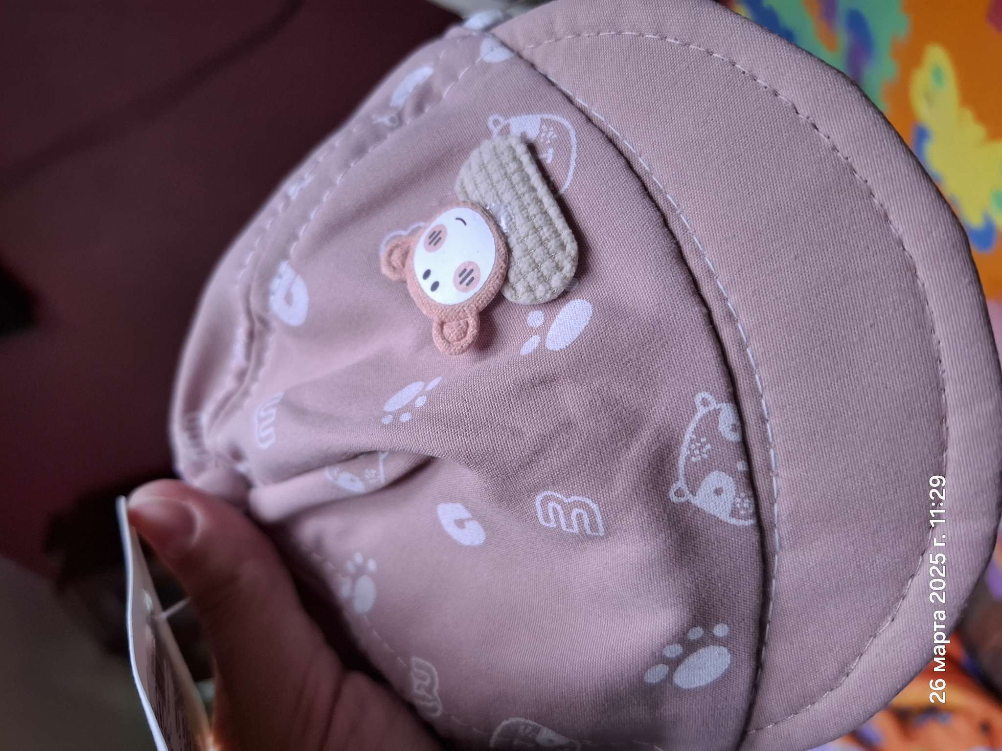 Фотография покупателя товара Кепка детская MINAKU розовый, размер 44-46 - Фото 1