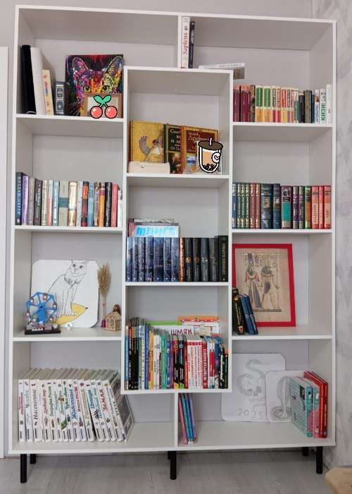 Фотография покупателя товара Стеллаж-перегородка «Кристи», 1500×297×2036 мм, цвет белый - Фото 1