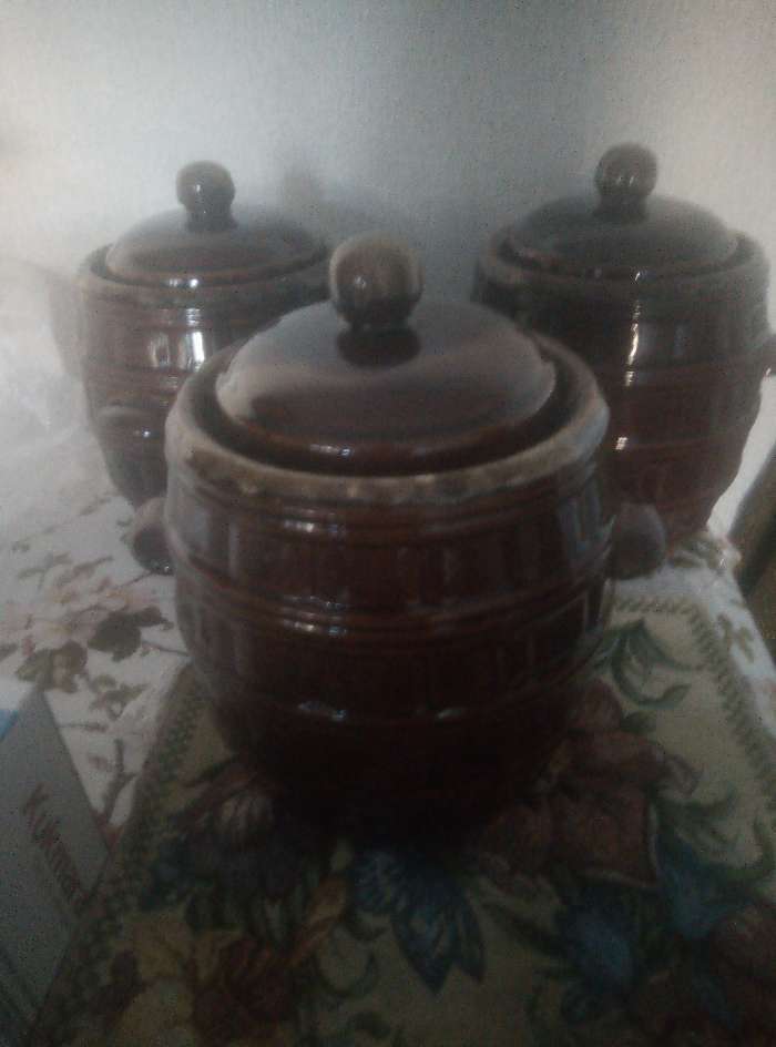 Фотография покупателя товара Горшок "Бочонок", коричневый, под засолку, 5 л