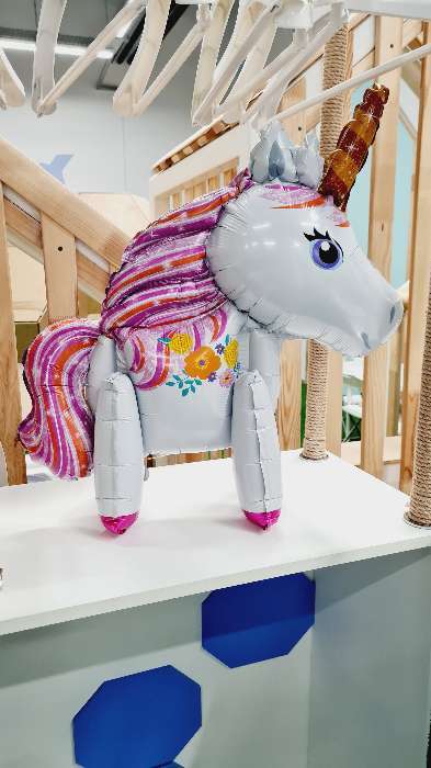 Фотография покупателя товара Шар фольгированный 24" «Единорог-игрушка», цвет розовый - Фото 11