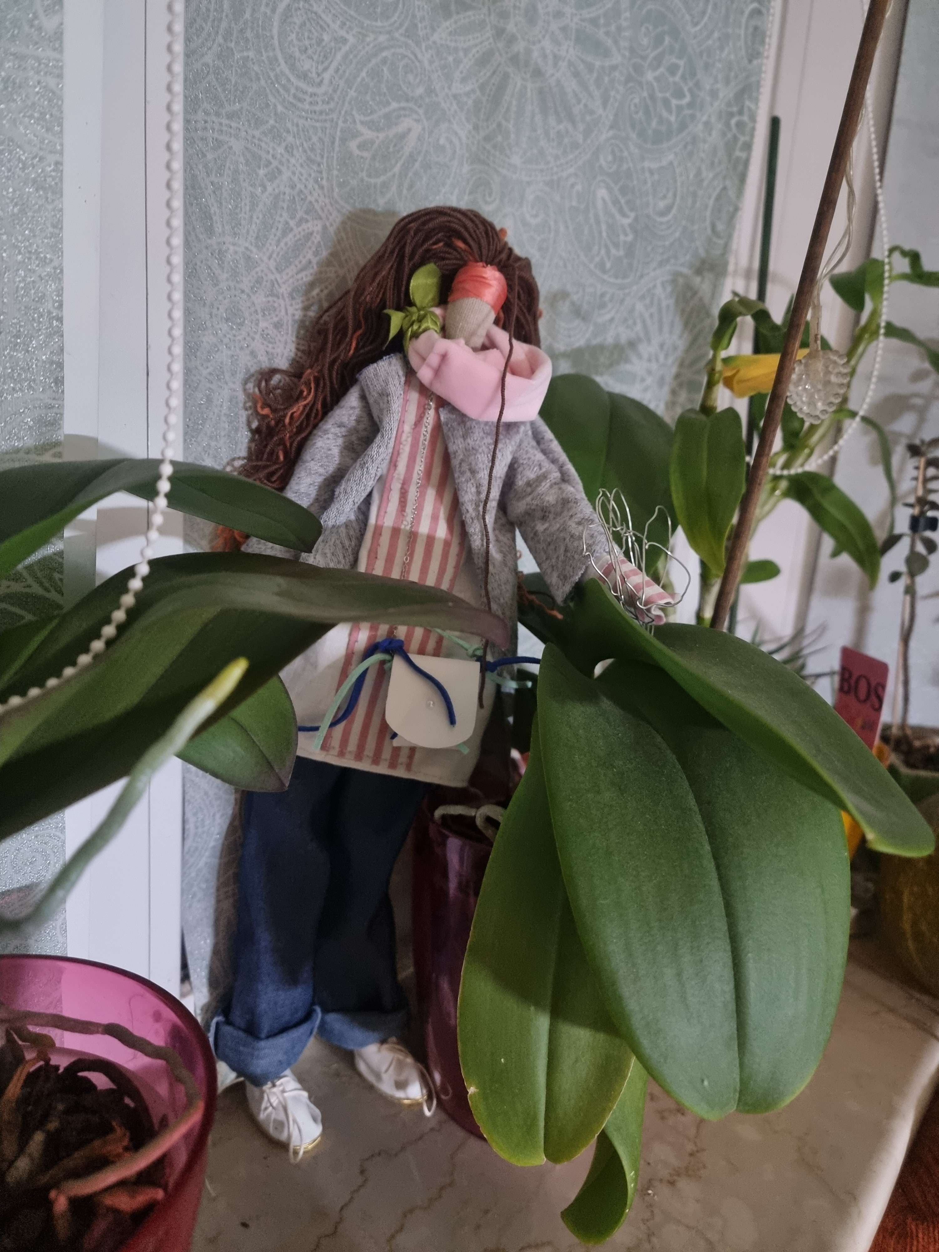 Фотография покупателя товара Интерьерная кукла «Бритни», набор для шитья, 18.9 × 22.5 × 2.5 см - Фото 4