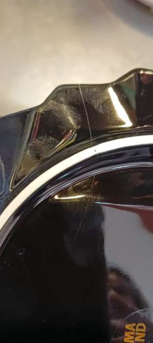 Фотография покупателя товара Тарелка плоская керамическая «Обсидиан», d=17 см - Фото 6