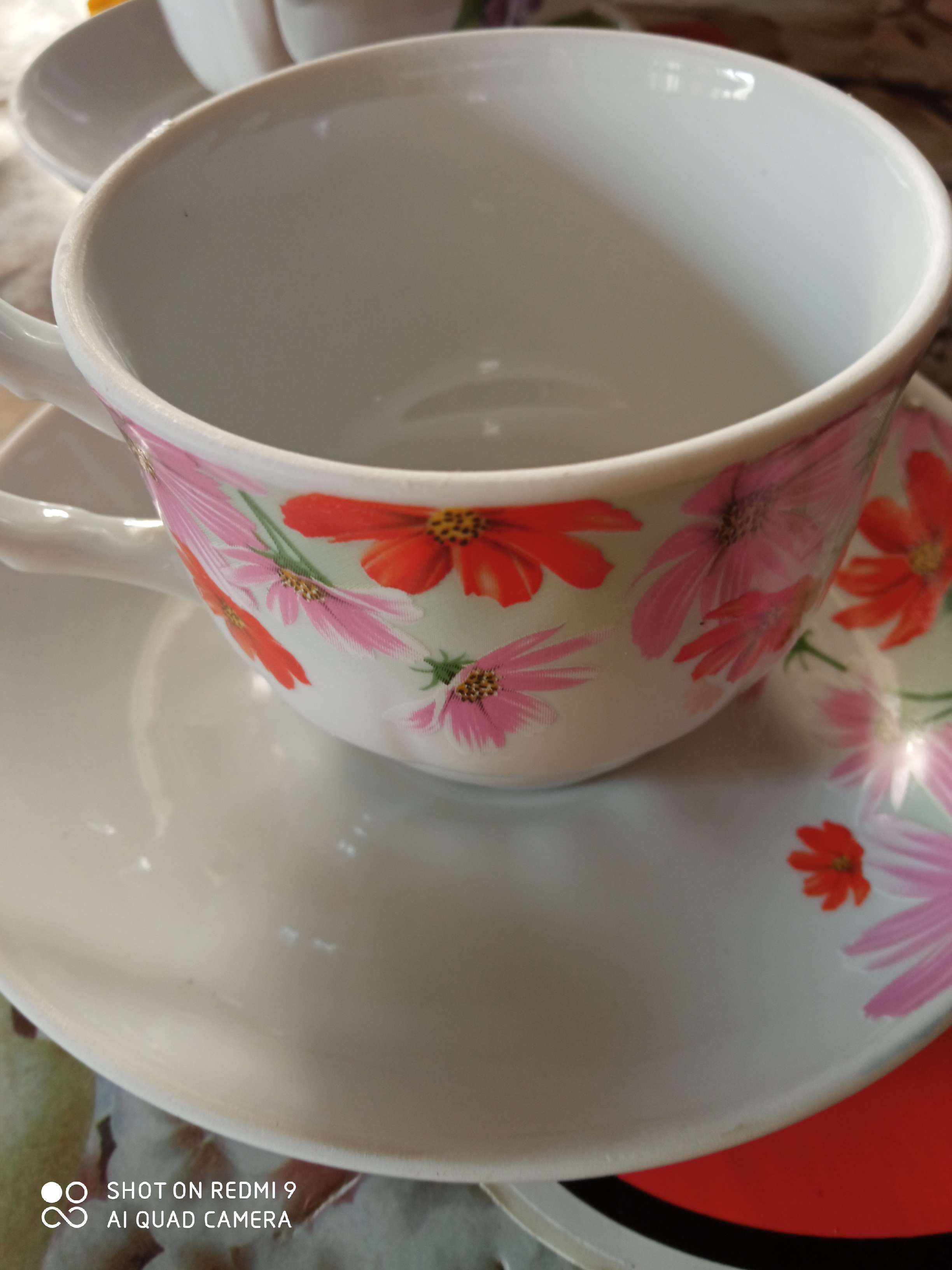 Фотография покупателя товара Чайная пара «Космея»: чашка 250 мл, блюдце d=15 см