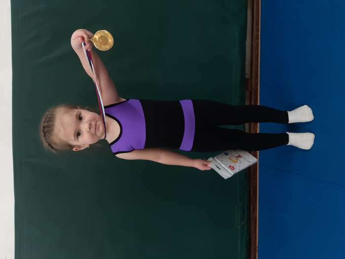 Фотография покупателя товара Комбинезон для гимнастики и танцев Grace Dance, р. 30, цвет чёрный/фиолетовый - Фото 2
