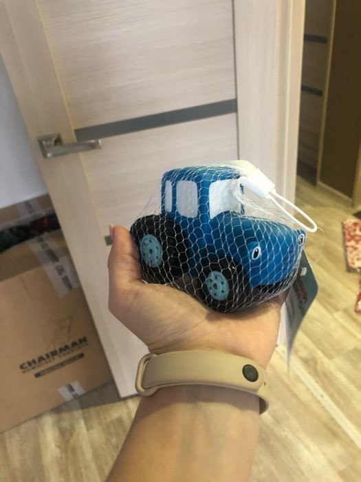 Фотография покупателя товара Игрушка для ванны «Синий трактор», 10 см - Фото 4