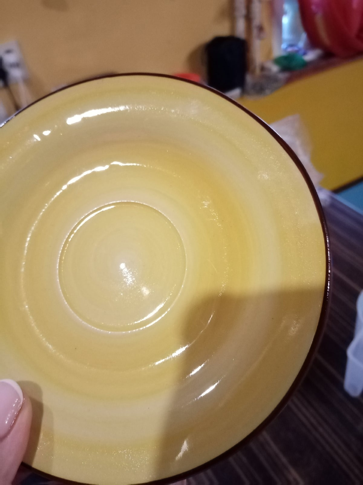 Фотография покупателя товара Чайная пара Доляна «Морской мир», 2 предмета: чашка 200 мл, блюдце d=14,5 см, цвет жёлтый - Фото 1