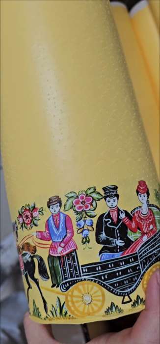 Фотография покупателя товара Форма бумажная для кулича Деко-про «Городец», 11×8.5 см, молочный - Фото 1