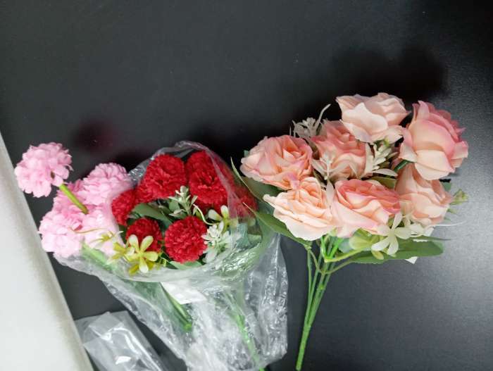 Фотография покупателя товара Букет искусственный «Гортензии», 28 см, МИКС - Фото 1