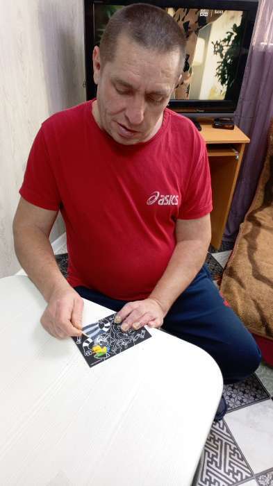 Фотография покупателя товара Гравюра детская, 2 штуки, со стекой, Простоквашино - Фото 1