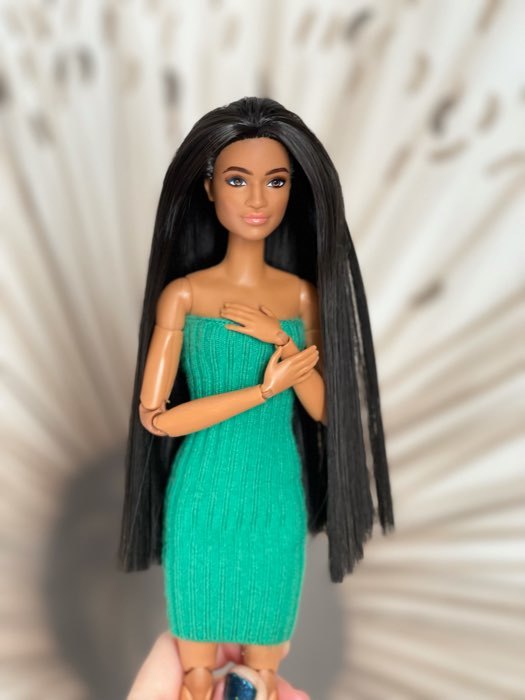 Фотография покупателя товара Волосы - тресс для кукол «Прямые» длина волос: 25 см, ширина:100 см, цвет № 3 - Фото 7