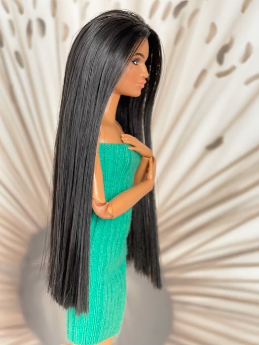 Фотография покупателя товара Волосы - тресс для кукол «Прямые» длина волос: 25 см, ширина:100 см, цвет № 3 - Фото 5