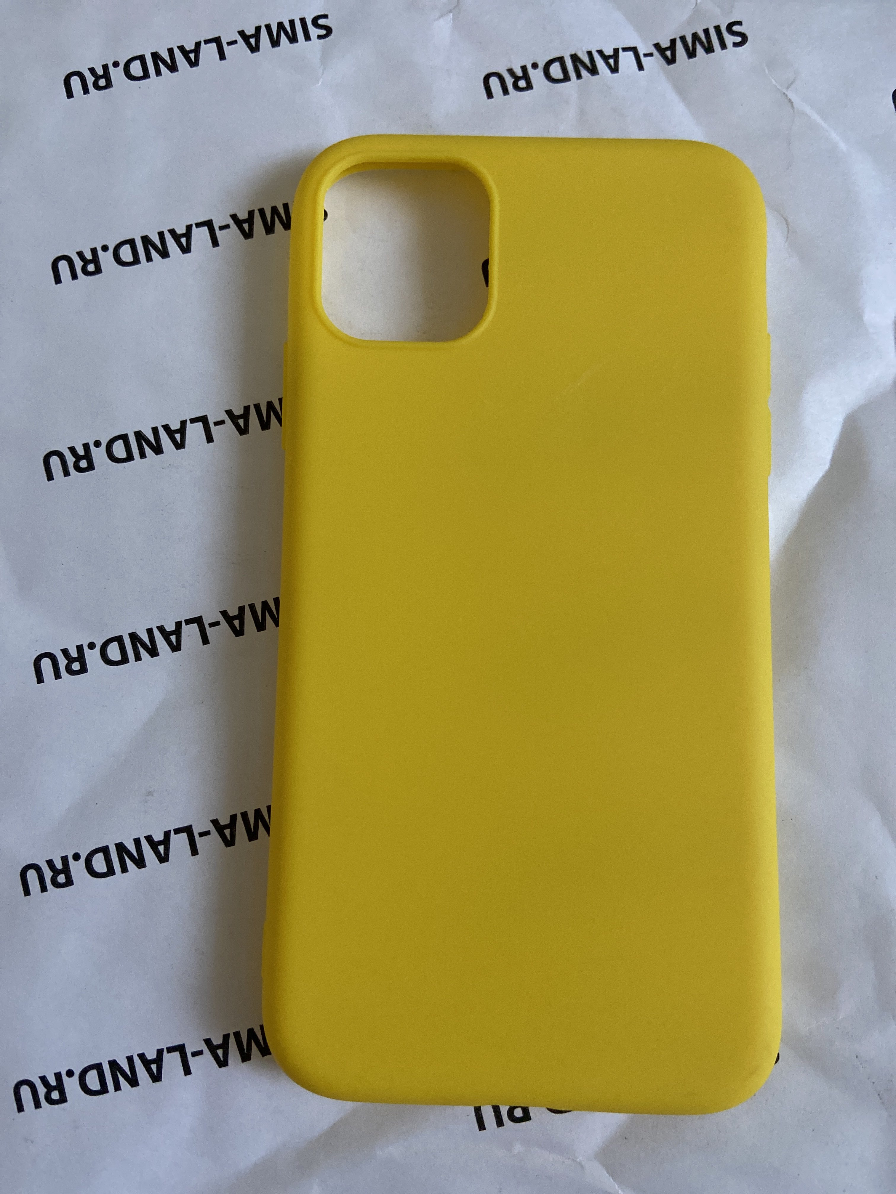 Фотография покупателя товара Чехол LuazON, для телефона iPhone 11, TPU, желтый - Фото 4