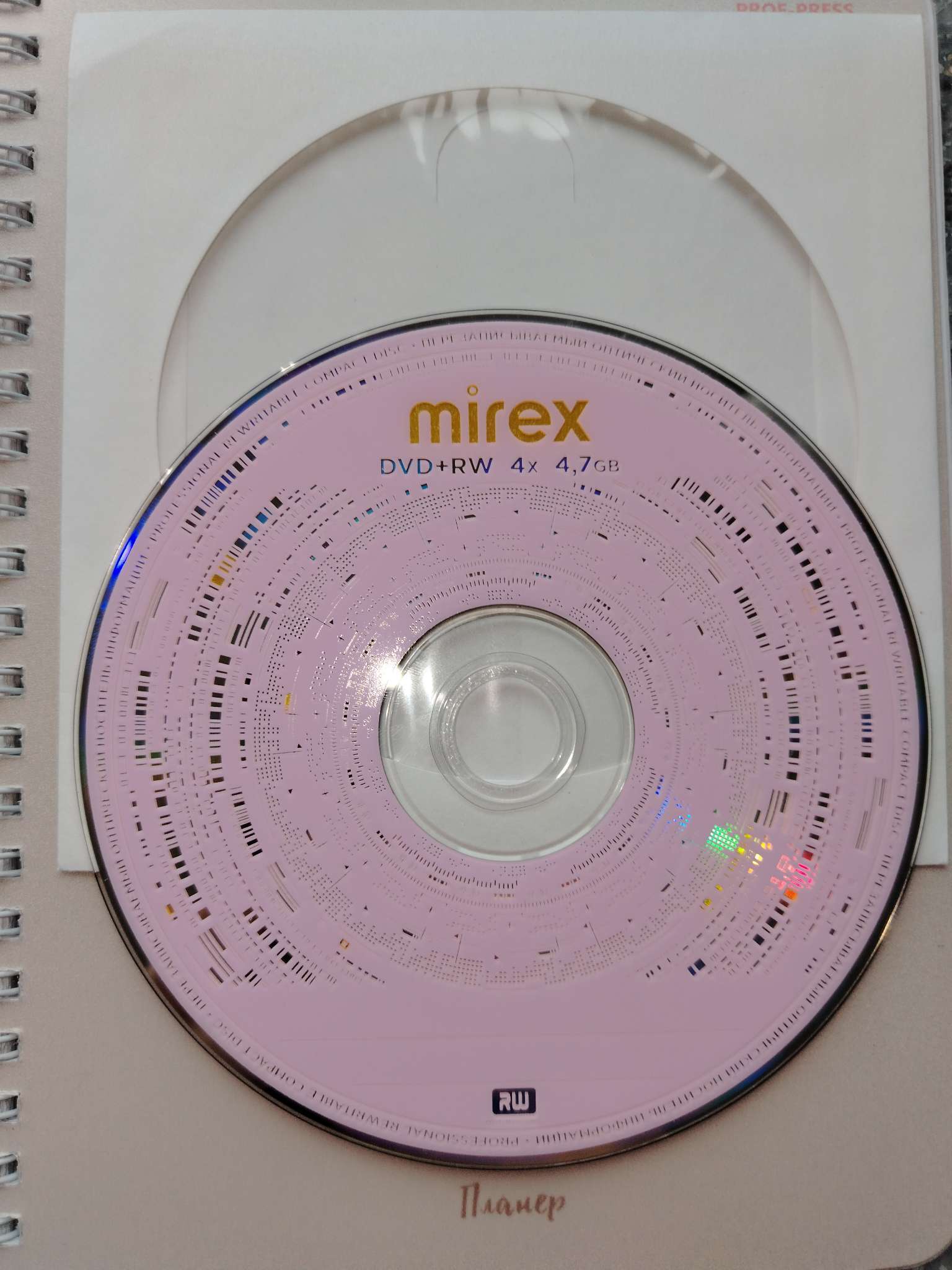 Фотография покупателя товара Диск DVD+RW Mirex Brand, 4x, 4.7 Гб, конверт, 1 шт - Фото 1